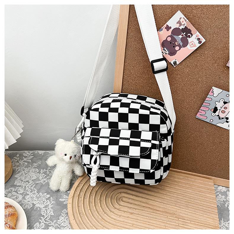 

225 лето новый женский портативный тренд модный принт большая вместимость простой и легкий узор зебры плечевая сумка мессенджер