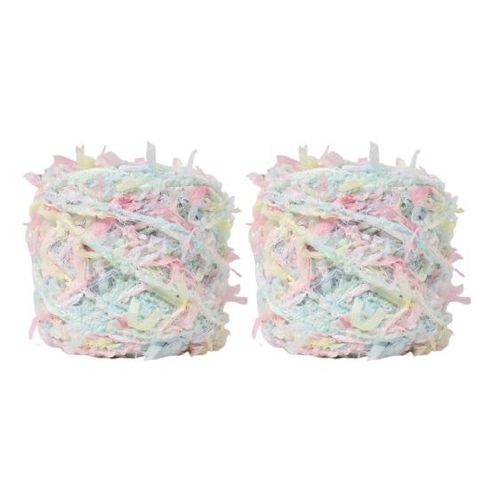 1/2Pcs 100G Hand Blended Yarn Ball DIY Handmade Knitting Crafts Bags Gloves Tassels