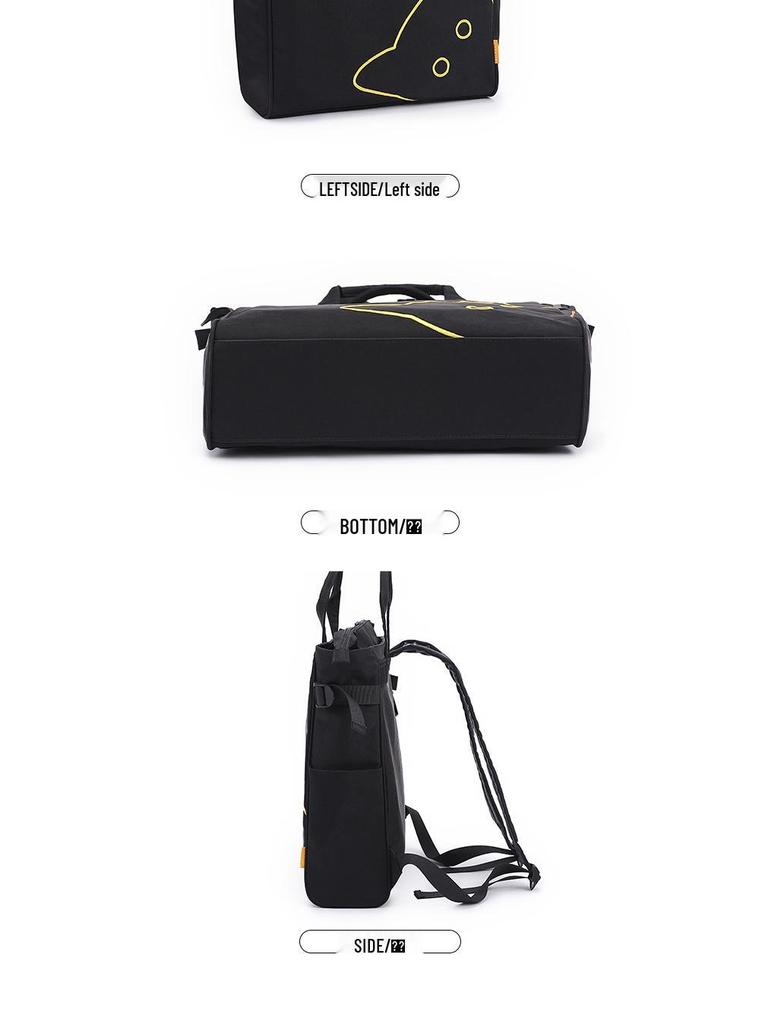 2025 Cat Pattern Large Capacity Backpack & Handbag for Laptops and Tablets