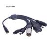 Thickened 5.5x2.1mm Female to 8016 Male and 5.5x2.5mm Adapter 1 to 6 Adapters for Electric Scooter Charging Stability