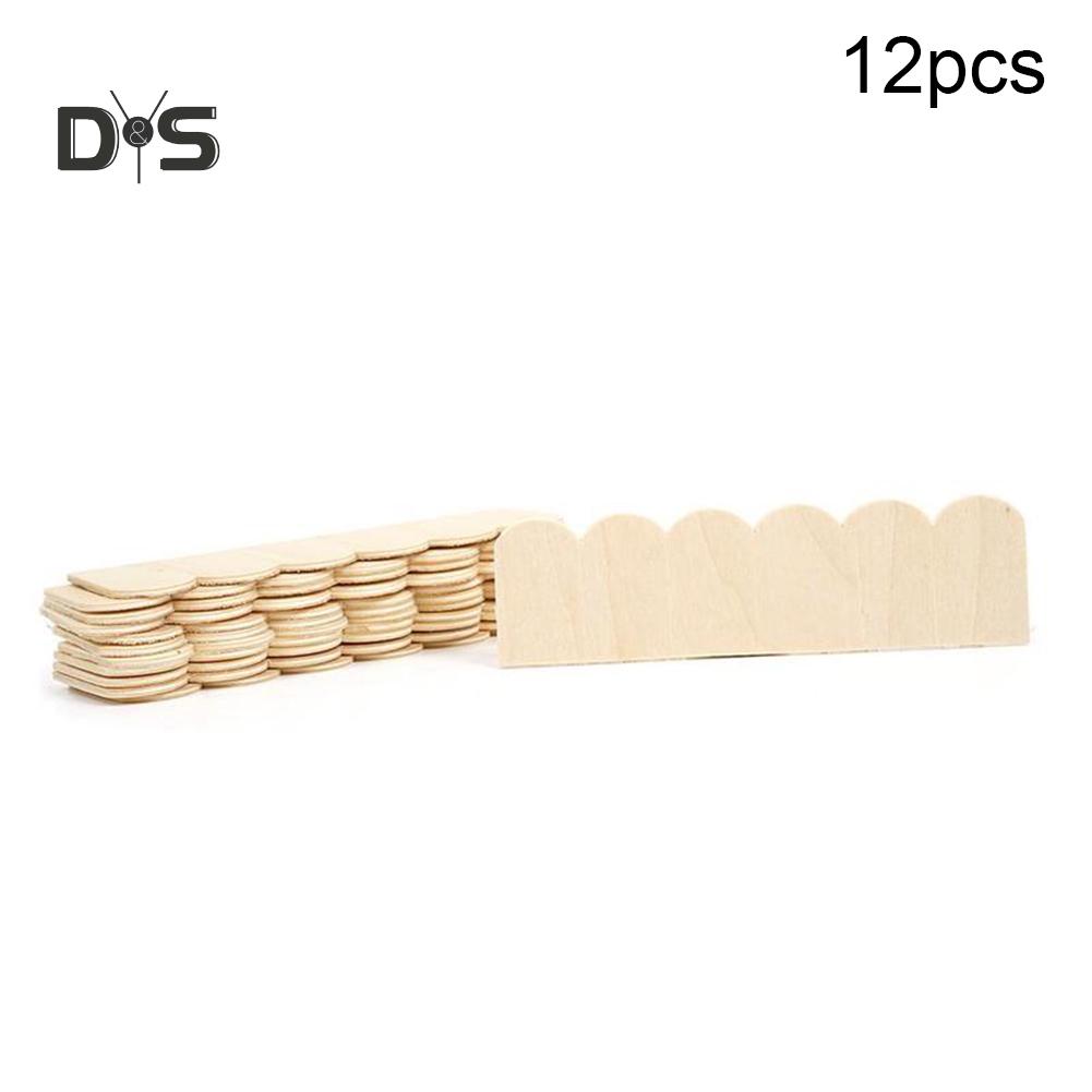 Bláto v oku Dřevěné střešní tašky domeček pro panenky Doplněk pro miniaturní malování pokojíčku vlastními rukama