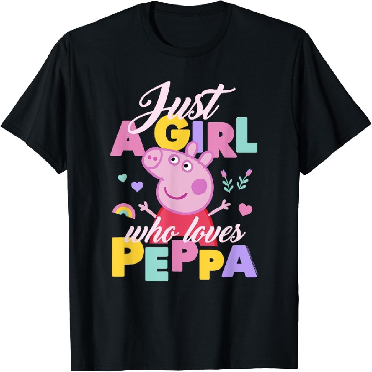 Футболка Пеппа Пиг Просто Девочка, Которая Любит Пеппу, Весело Играющая S