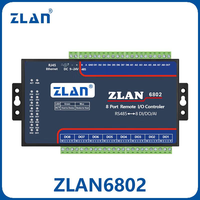 ZLAN 6802 Удаленный контроллер ввода-вывода