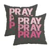 Love-Emblazoned Red Pillow Coverszipper Design, Decorative Pillowcase, 45X45 Cm Pillowcase