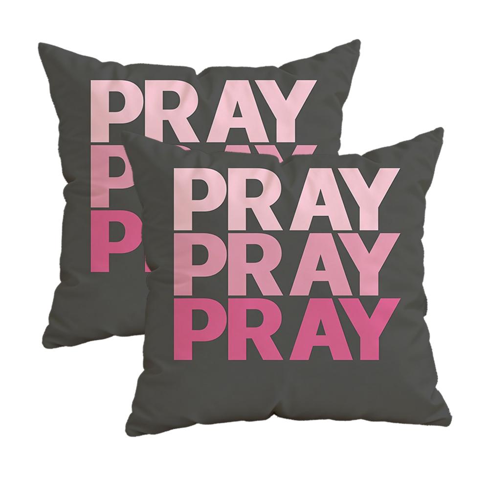 Love-Emblazoned Red Pillow Coverszipper Design, Decorative Pillowcase, 45X45 Cm Pillowcase
