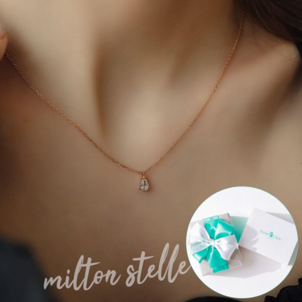[92.5 Silver/Tutto Di Me] Miraggio 925 Silver Necklace+Handmade+