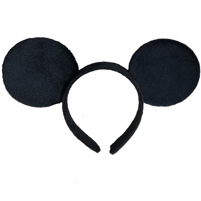 Minnie & Mickey Mouse Ear Headbands with Bows - Perfect for Children s Day.