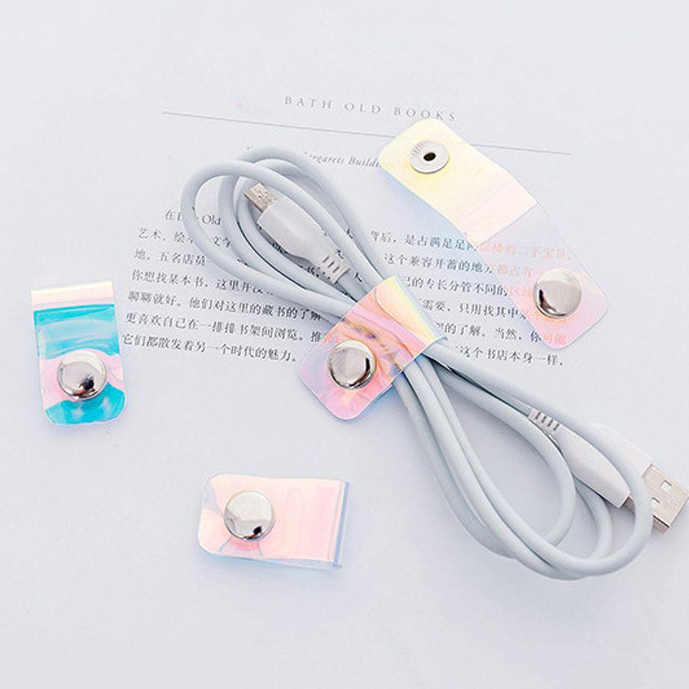 USB Phone Holder Data Line Cable Winder Storage Buckle Earphone Protector Organizer Buckle