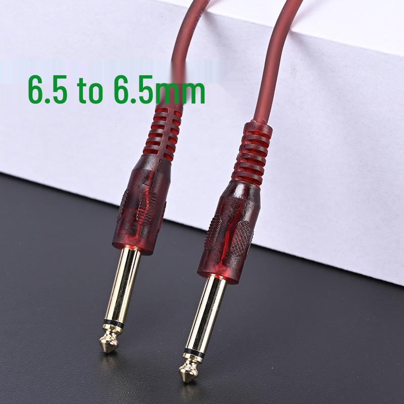 6.5ft Audiophile Oxygen-Free Copper 6.35mm Connector Cable for Guitar, Amplifier, Wind Instrument, Keyboard Audio
