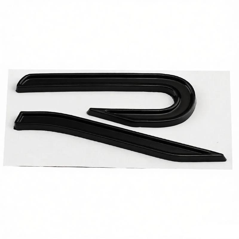 ear1 Metal for Volkswagen VW R Emblem Tiguan Bora GOLF POLO PASSAT CC T-CROSS Touran Jetta Arteon MK6 Car Grille Emblem Modification