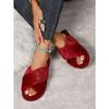 Fall 2025 New Cross-strap Flat Cotton Slippers Women's Plus Size Casual Home Indoor Wool Slippers