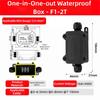 2-6 Way Trunking Connectors IP68 Rated IP68 Waterproof Junction Box  Outdoor Use