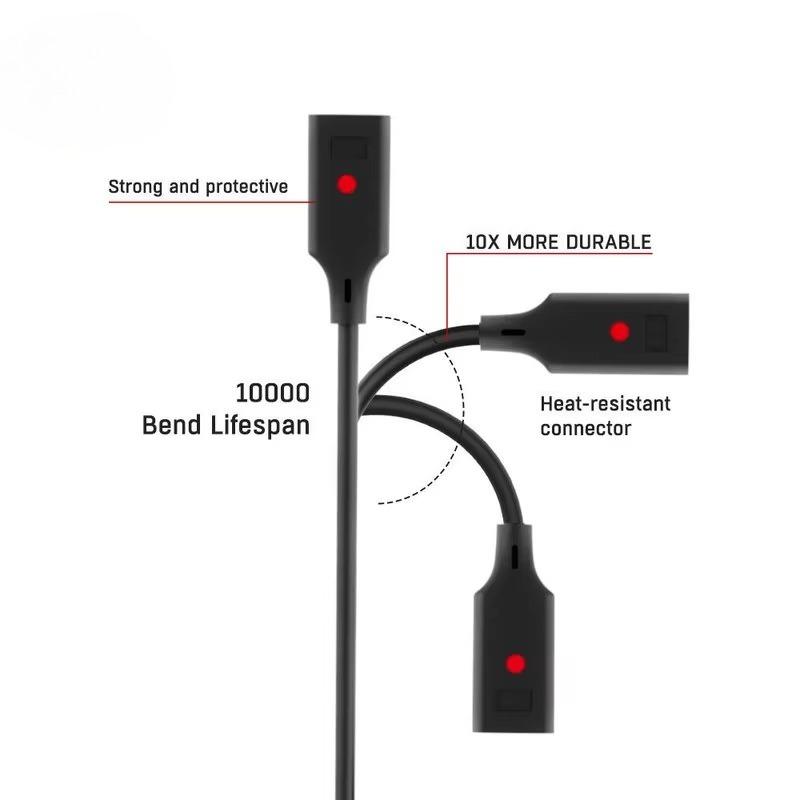 3 In 1 USB Charging Cable, Used for Nintendo Joy-con Console Controller, Gamepad Type-C Data Cable, Used for Switching Game Accessories