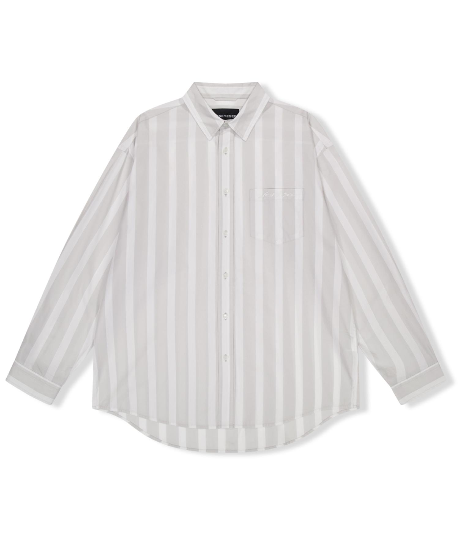 Yes Ic Y.E.S Stripe Shirts Beige L
