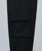 MUSINSA STANDARD Wide Elastic Cargo Slacks [Black]