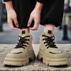 Nová móda Podzim a zima Pánské vysoké boty Martin Studenti Muži Chlapci Trendy Pracovní obuv Měkká podešev Ochrana práce Martin Tenisky