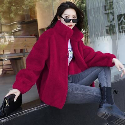 Winter New Double-sided Woolen Top Imitation Cashmere Coat Women's Medium and Long Foreign Hair Women's Coat