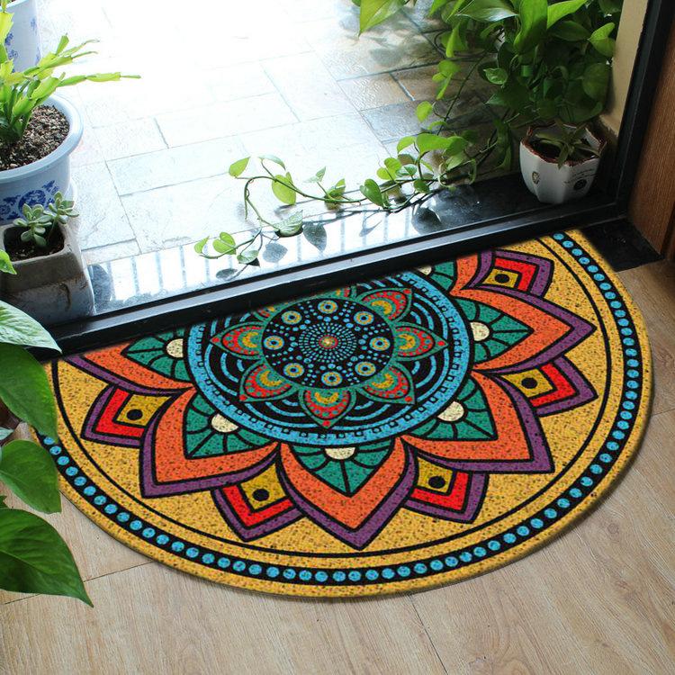 Entreevloermat Draadring Schoenenruimte Stofverwijdering Voetmat USA Stijl Entreevloermat Vuilafstotend Slijtvast Antislip Mat 40 * 60Cm
