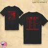Dívka v červeném Živé letní fotodatech Tričko Unisex Oficiální Merch z turné 2025 Unisex tričko