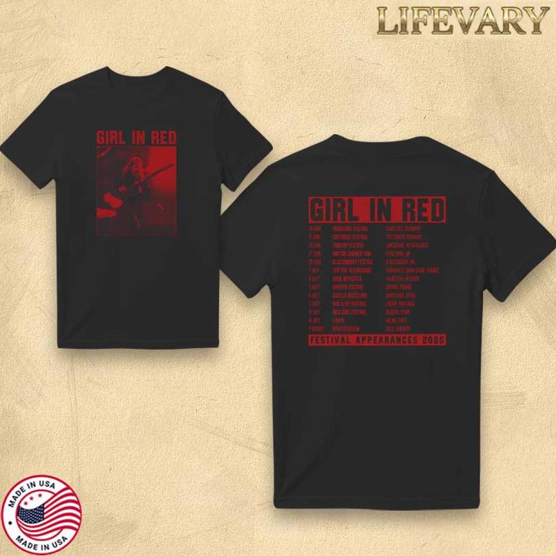 Girl In Red Live Summer Photo Dates TShirt Unisex Official 2025 Tour Merch Unisex T-Shirt S