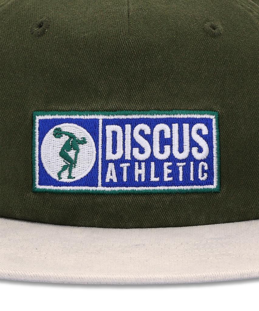 DISCUS ATHLETIC Logo 5-Panel Cap Khaki