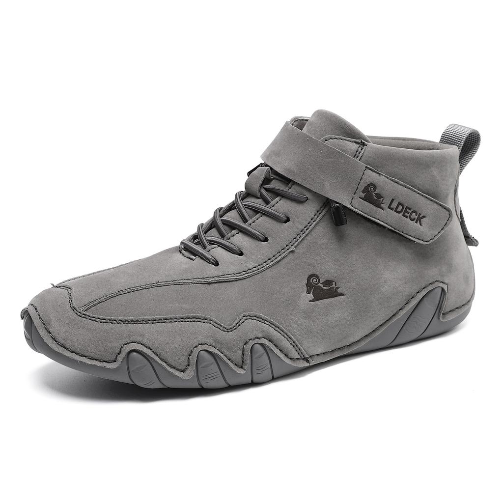 Men Casual Boots Leather Men Shoes Luxury Brand High Quality Ankle Boots Waterproof Winter Sport Shoes for Men Motorcycle Boots