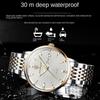 POEDAGAR Ny TOP Merke luksus herreklokke med boks Vanntett lysende business herrekvarts klokker