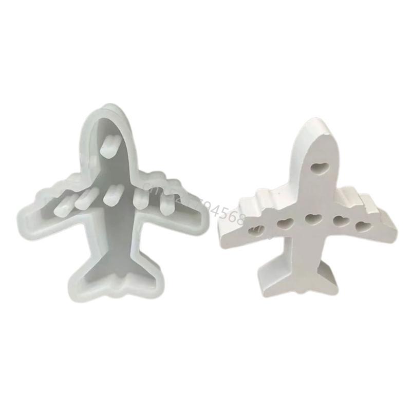 

Luggage Aircraft Silicone Mold Handmade Gypsum Soap Mould DIYs Scented Making Resin Molds Home Decors 6XDE