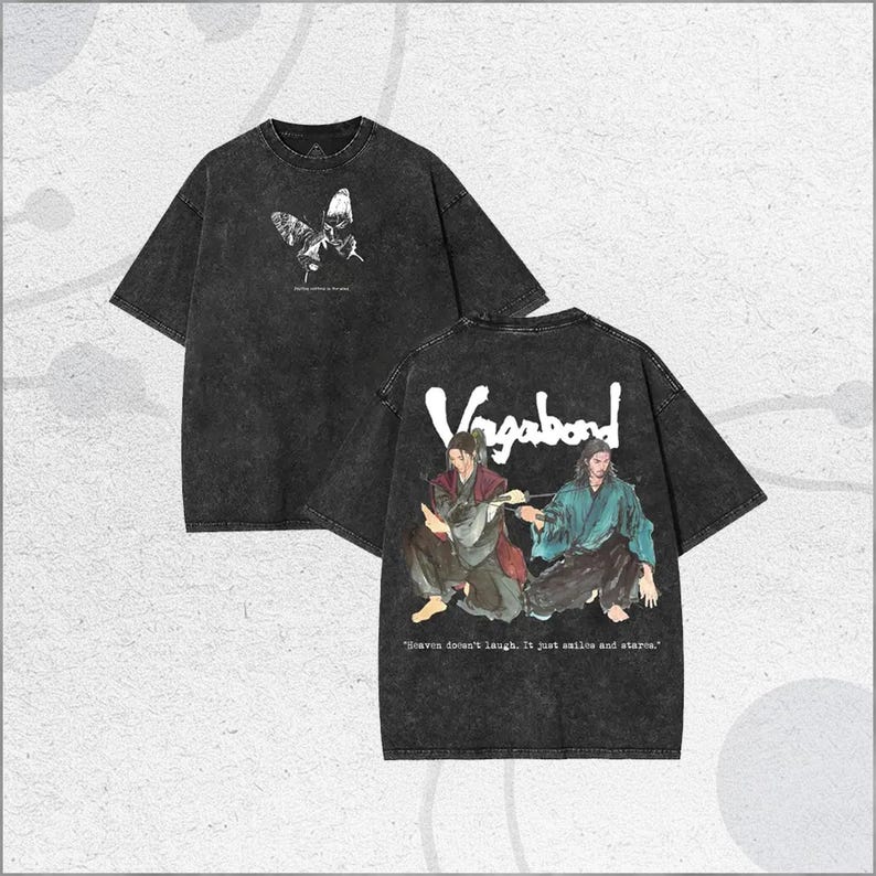 

Vagabond Washed Tshirt personality Clothes Plus Size Unisex Couples NewModel Tshirt Year round clothing Streetwear Trendy tee S