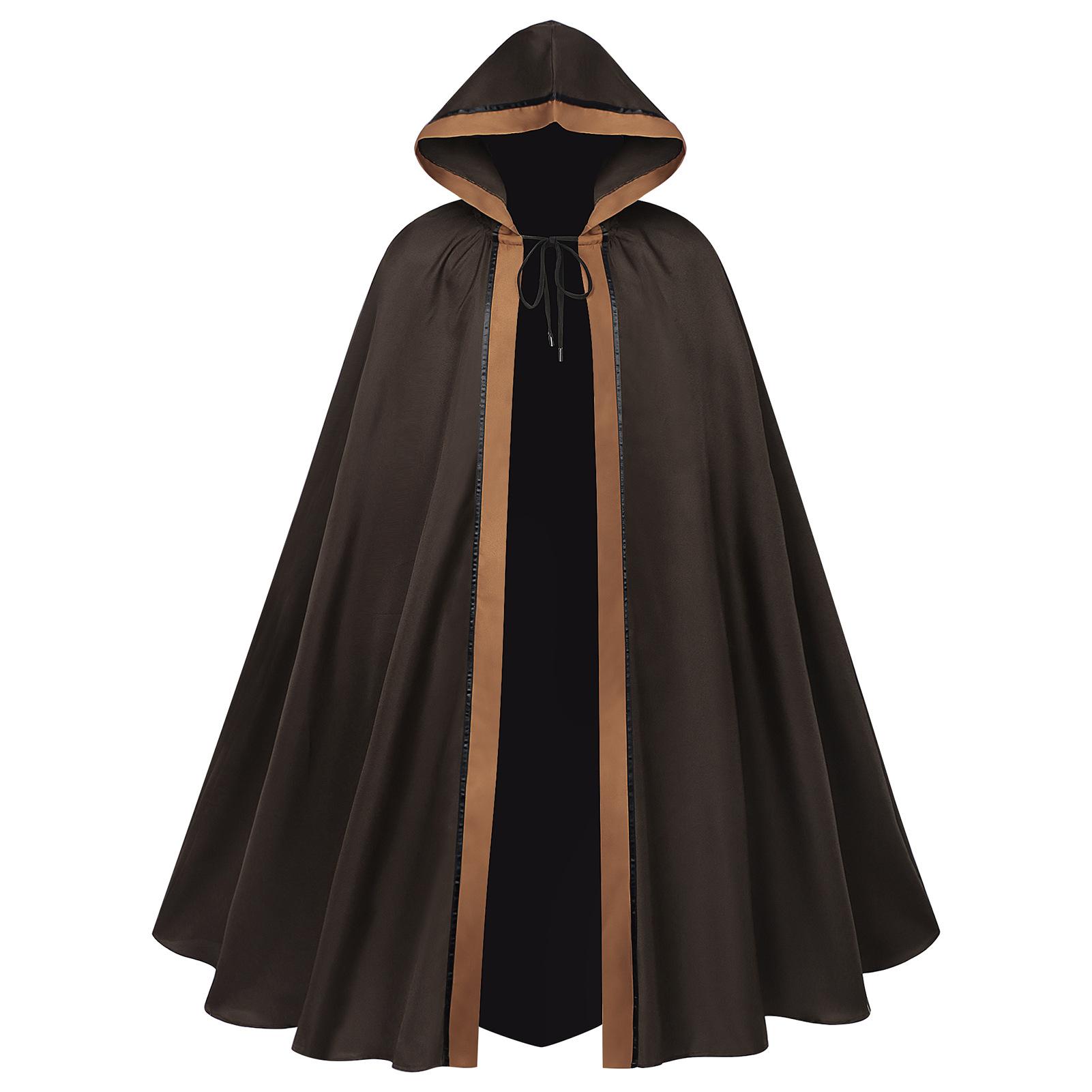 

New Reaper costume Star Wars wizard black hooded lace-up cape average size