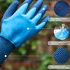 1 Paar Gartenarbeitshandschuhe, stichfest, wasserdicht, atmungsaktiv, für Schneidearbeiten, Pflanzen, Unkraut jäten, Gartenarbeit, für Männer, Frauen, Gärtner, Floristen
