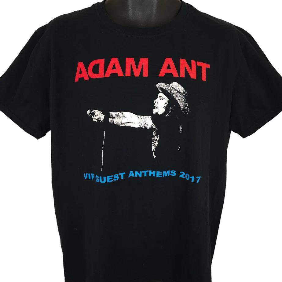 

Adam Ant T Shirt Mens Size Large 2017 Anthems Tour VIP Guest Exclusive Tee 2XL