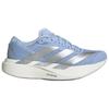 adidas  Adizero Evo SL Glow Blue Silver Metallic Women Sneakers Cloud-White JS4453