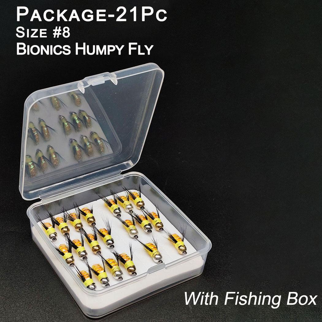

Fly Fishing Flies 21Pcs/Box Fly Fishing Bait Artificial Wet Flies Bait for Flishing Trout/Bass Artificial Nymphs Bait Fish Bait 21Pcs/Box