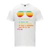 Mens Graphic Tee With Abstract Letter Print - Cotton Short Sleeve T-Shirt Streetwear Casual Wear