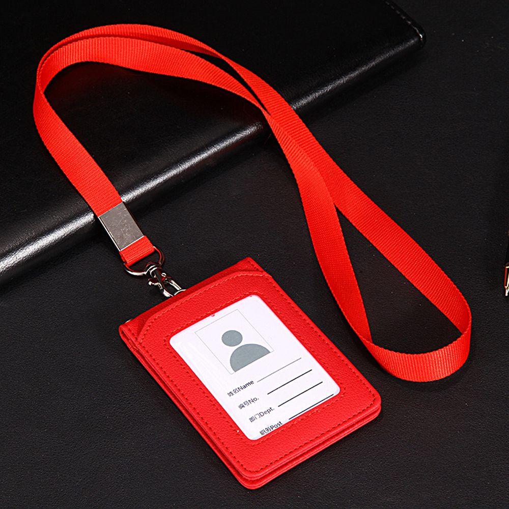 Office School Supplies ID Desk Organizer Badge Holder Card Holder with Lanyard Bus Cards Cover