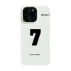 Lucky number 7 is suitable for iphone17 mobile phone case personalized apple 15pro anti-drop 14 days, South Korea 13 Europe, America 16