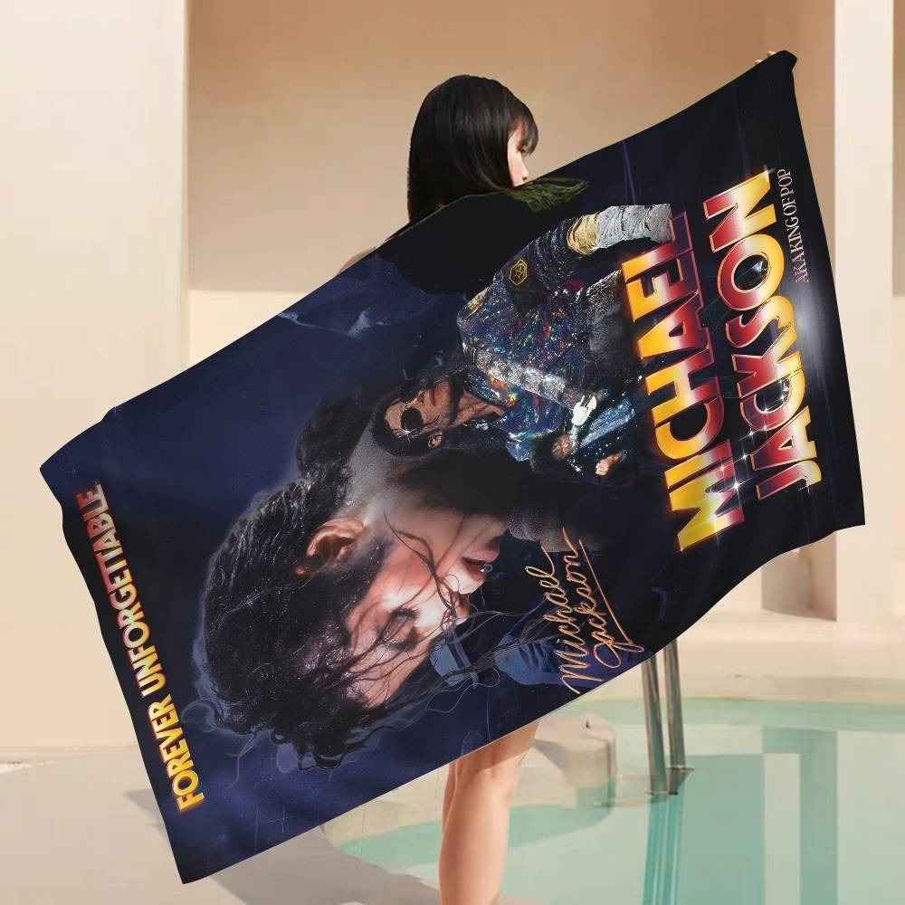 Zanger M-Michael J-Jackson Beach Towel Colorful Bath Towels For Girl Microfiber Quick Dry Custom Sand Free Beach Yoga Spa Gym
