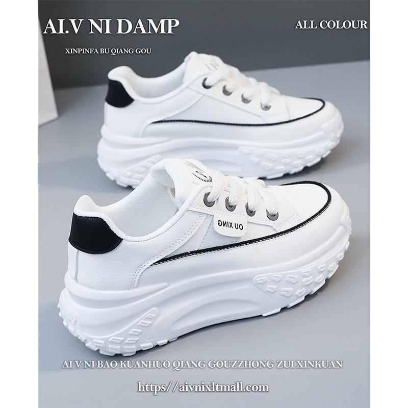 

Популярные кроссовки для пап детские весна и осень толстая подошва 2025 новые интернет-знаменитость повседневные спортивные женские туфли студенческие кроссовки для бега 40 белый