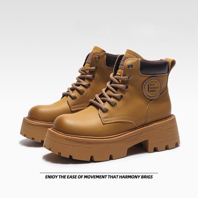 Martin Stiefel Damen Rhabarberstiefel dicker Boden einzelne kurze Stiefel Wanderschuhe