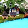 Micro Landscape Thatched Cottage House Creative Crafts Zakka Style Resin Miniature Garden Figurine