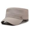 Spring Summer Middle-Aged Men's Net Cap Breathable Flat Cap Outdoor Sunshade Cap