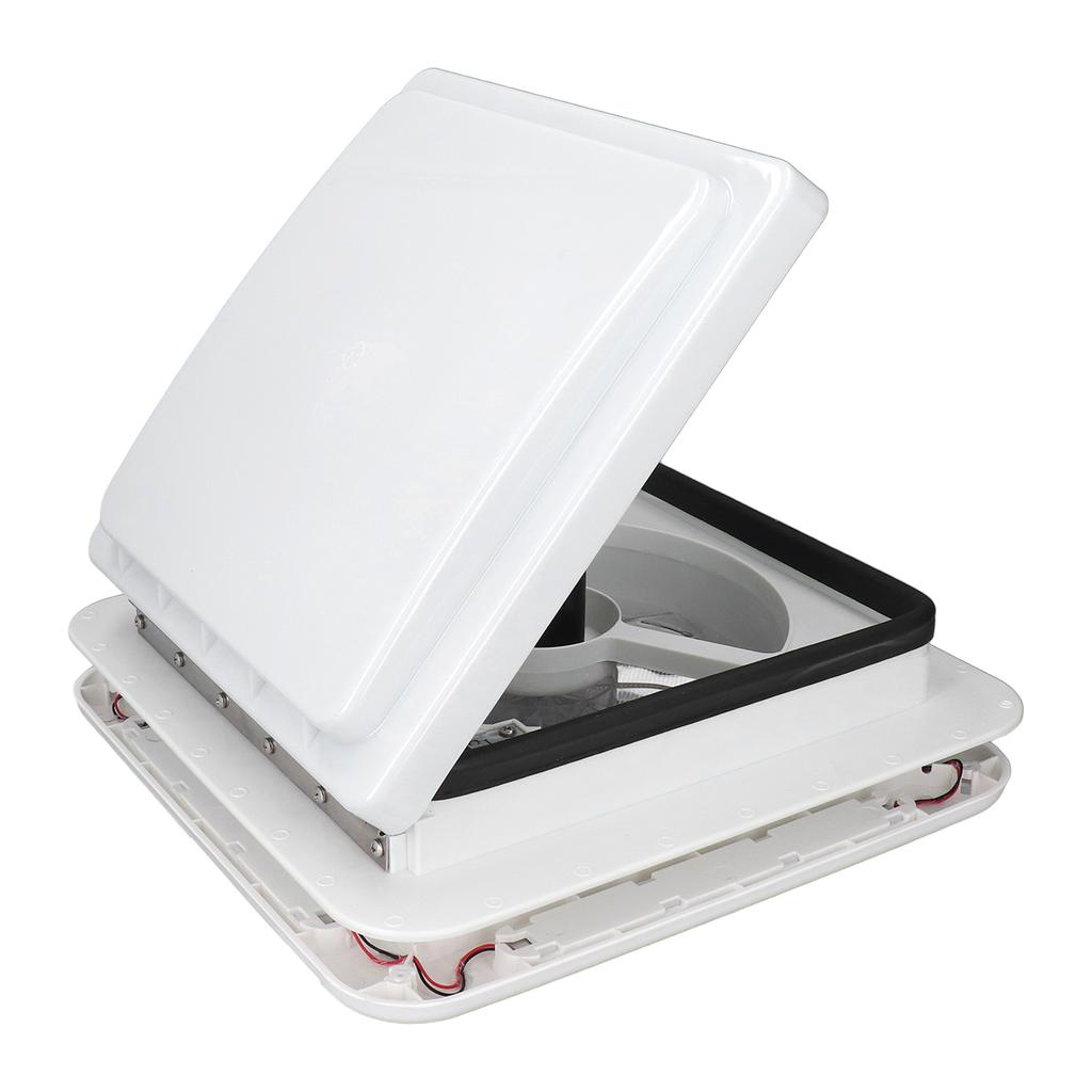 RV Střešní ventilační ventilátor 12V 3,6W Reverzibilní odsávací ventilátor Větrání vzduchu Stropní ventilátor se světlem pro loď