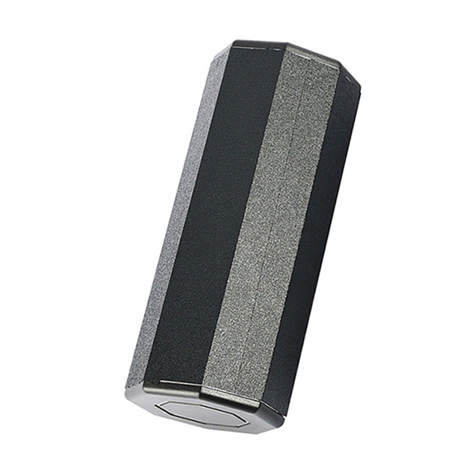 

Восьмиугольный алюминиевый шейкер Маракасы Ручной шейкер Ударный инструмент Аккомпанемент Музыка 128mm/5.04in чёрный