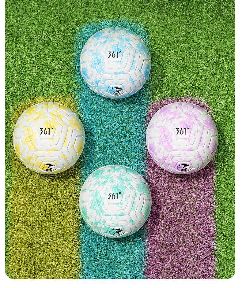 361 Degrees Seamless Junior High School Football: Explosion-Proof, Super Soft, Hot Melt Bonded Training Ball for Primary & Secondary Schools.