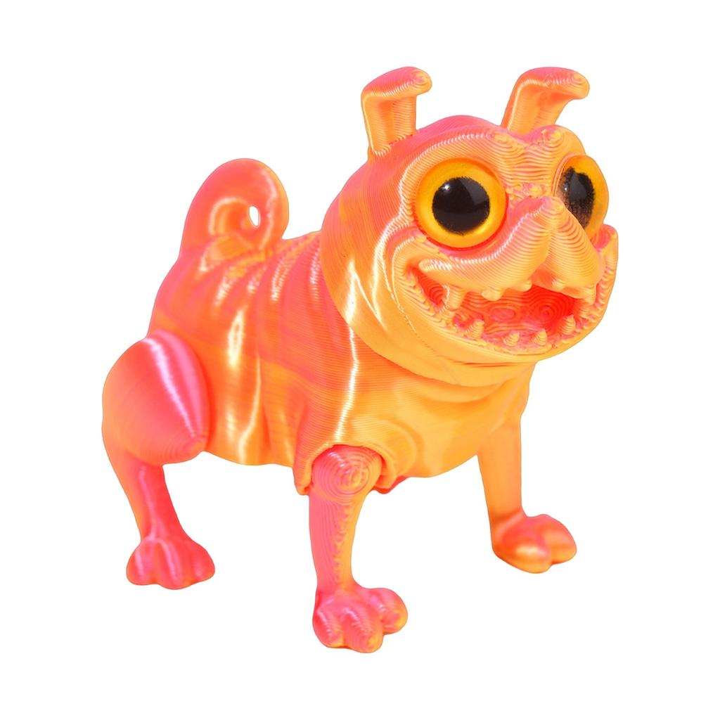 3D Printed Multi-color Puppy Crafts Ornaments Gifts Creative Hand-made Animal Joint Activity Model