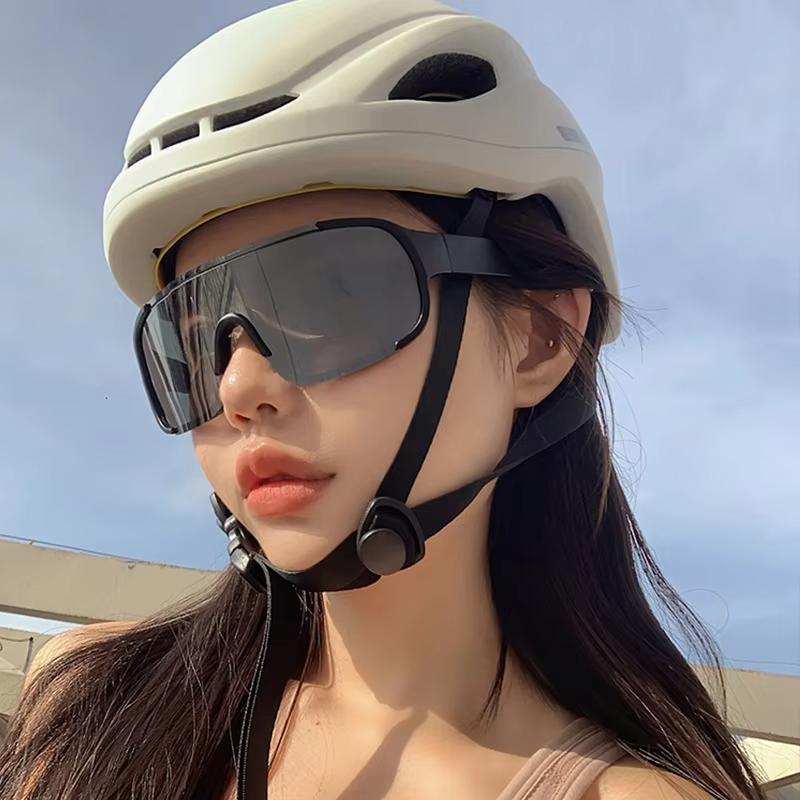 Bergsteigerbrille für Herren Damen Reise Sonnenbrille Outdoor Wandern UV-Schutz Reiten Augenschutz Integrierte Sonnenbrille