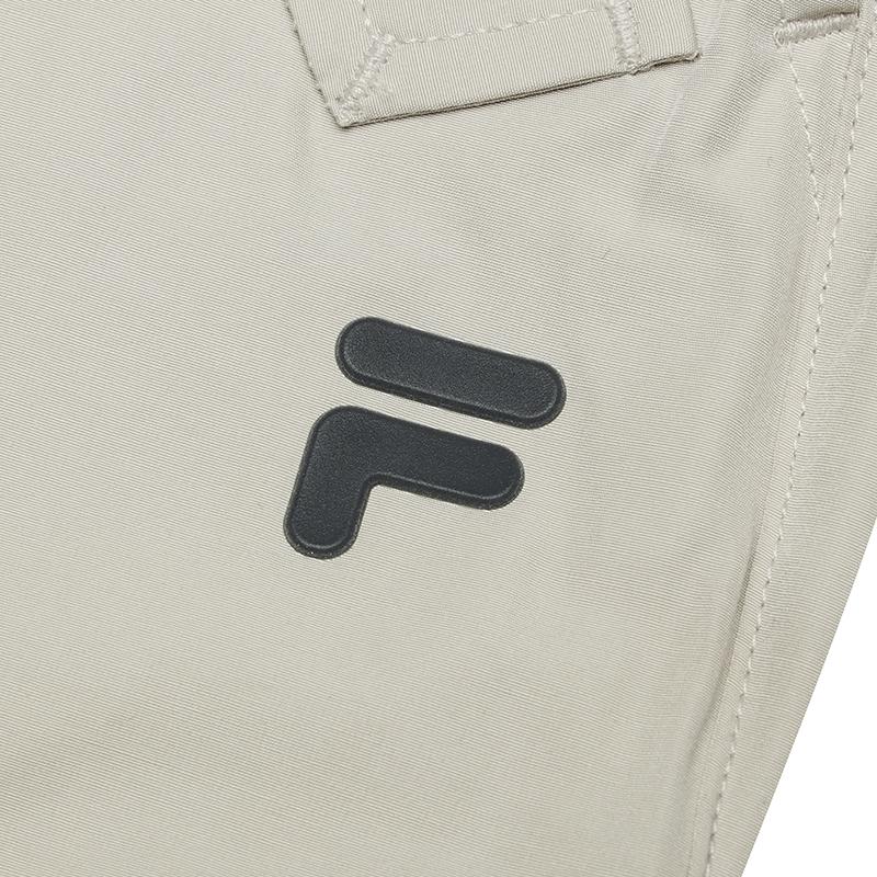 Fila Fusion Inline Loose Fit Multi-Pocket Woven Trousers Casual Pants Women bottoms Feather-Gray T11W421804FGY