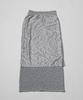Nano Universe Jacquard Knit Tight Size Women's Lamé Skirt, S, 020, Gray, 669-5230317