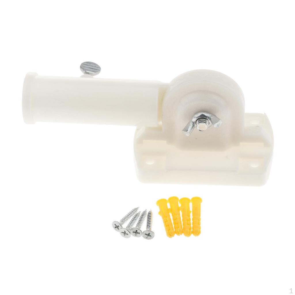 Plastová 180stupňová montážní konzola pro držák na vlajkovou tyč pro větrný rukáv